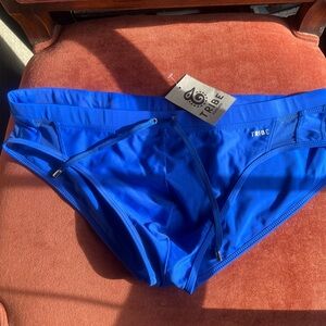 Men's Blue Swim Briefs